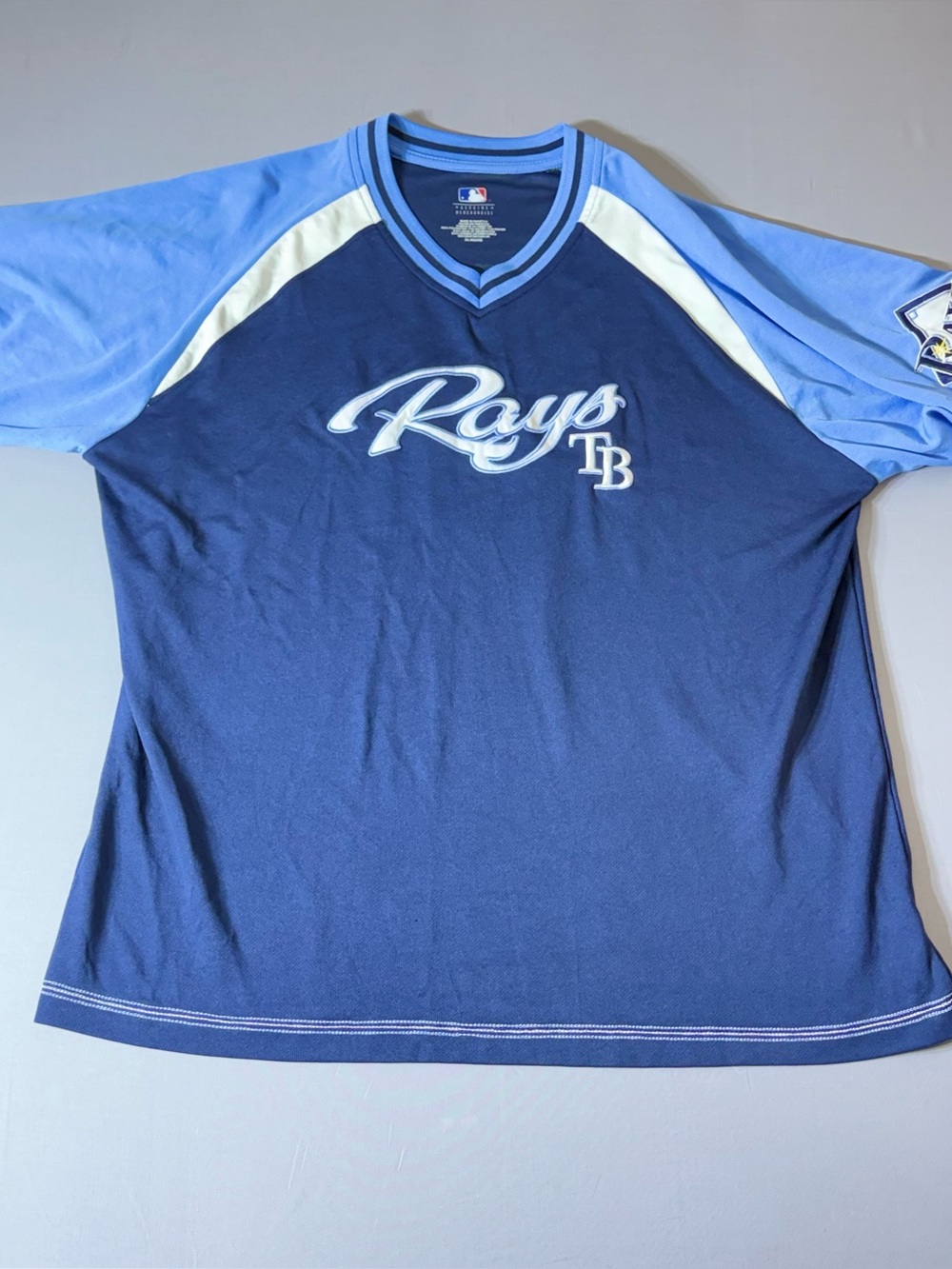 Evan Longoria Tampa Bay Rays MLB
Jersey Shirt Size‎ XL Navy Blue V-Neck Raglan
